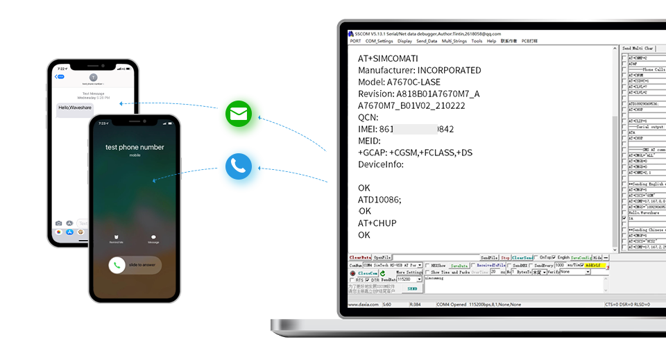 树莓派 Cat-1/GSM/GPRS 扩展板支持打电话、发短信