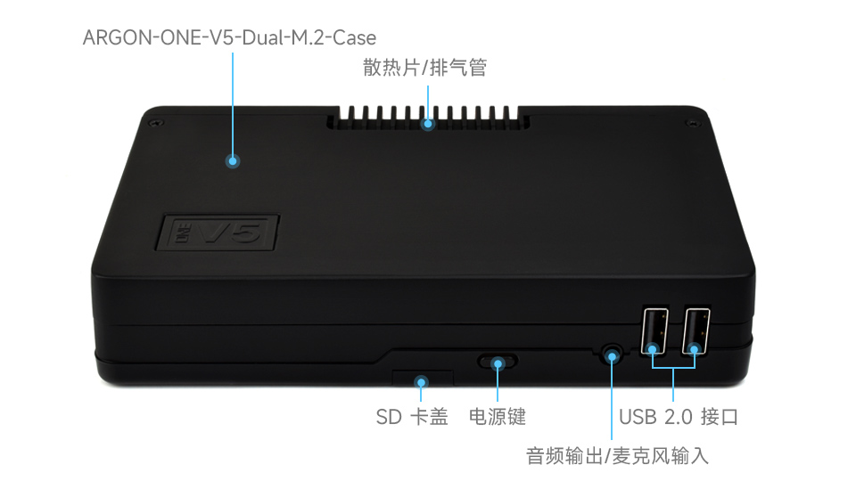 CM5 IO Board 金属外壳支持壁挂