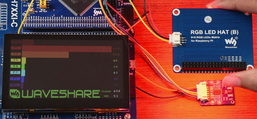 可见光谱传感器使用示例