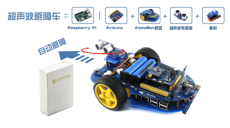 树莓派 3代B Arduino 智能车 AlphaBot