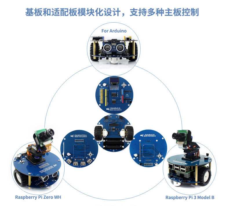 树莓派 3代B Arduino 智能车 AlphaBot