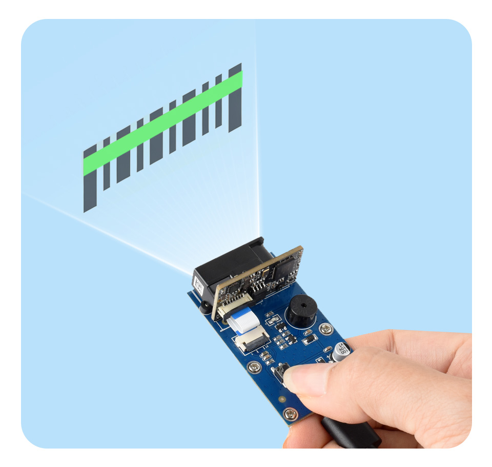 二维码扫描模组 E 型多种识读模式