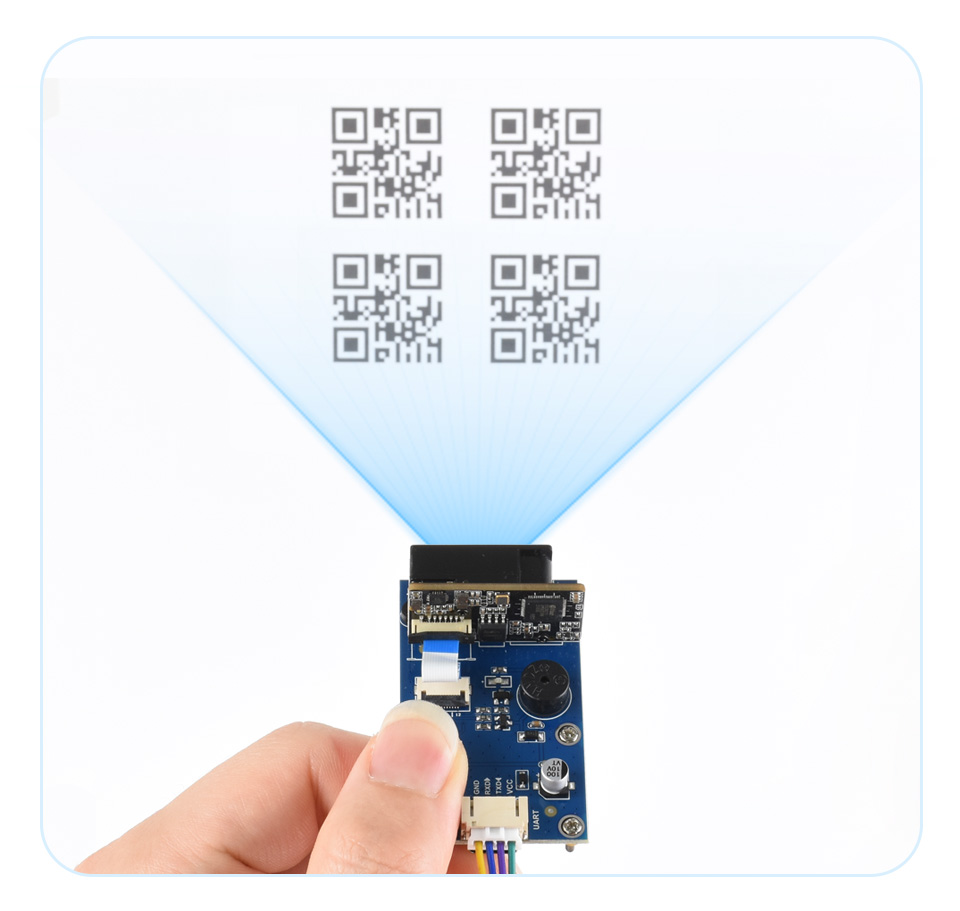 二维码扫描模组 E 型多种识读模式