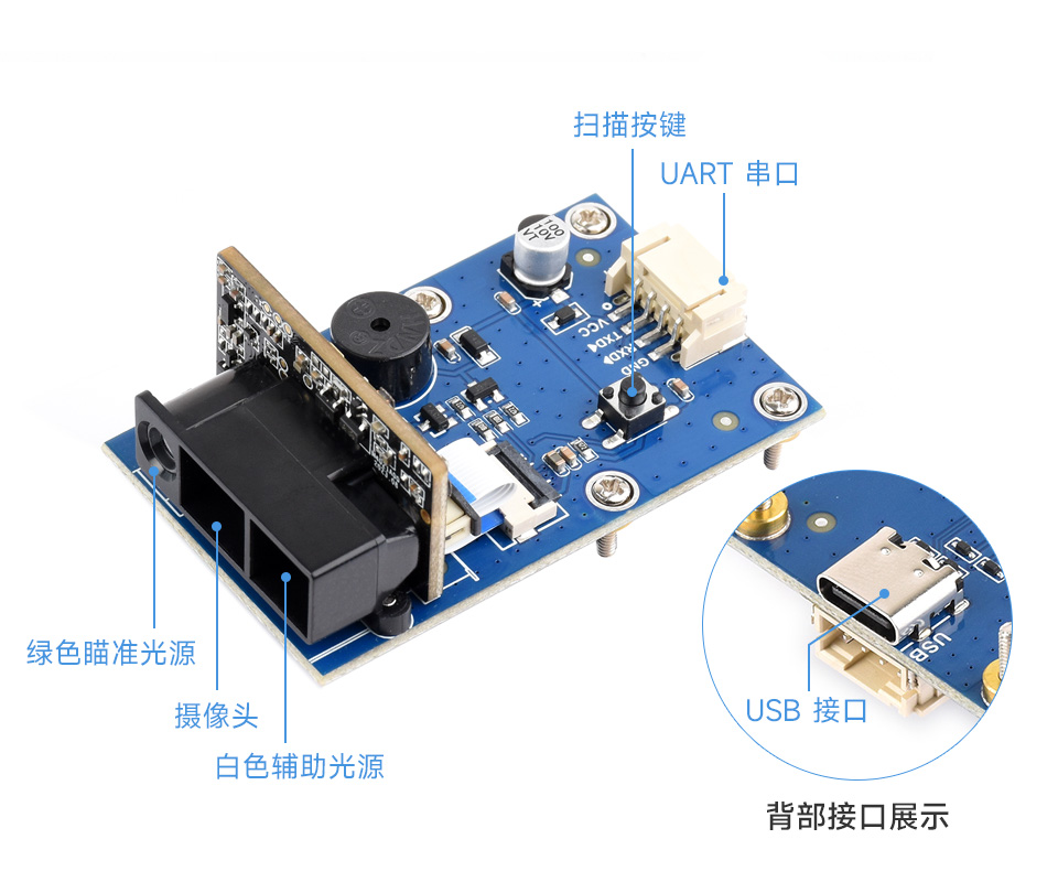 二维码扫描模组 E 型资源简介