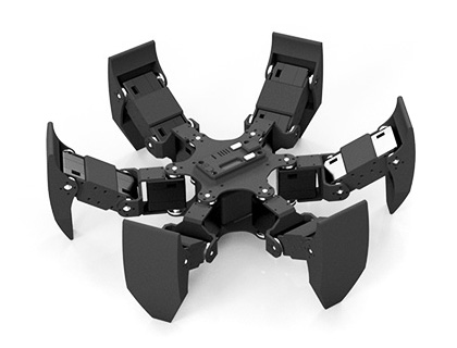 微雪总线舵机驱动板应用于机器人