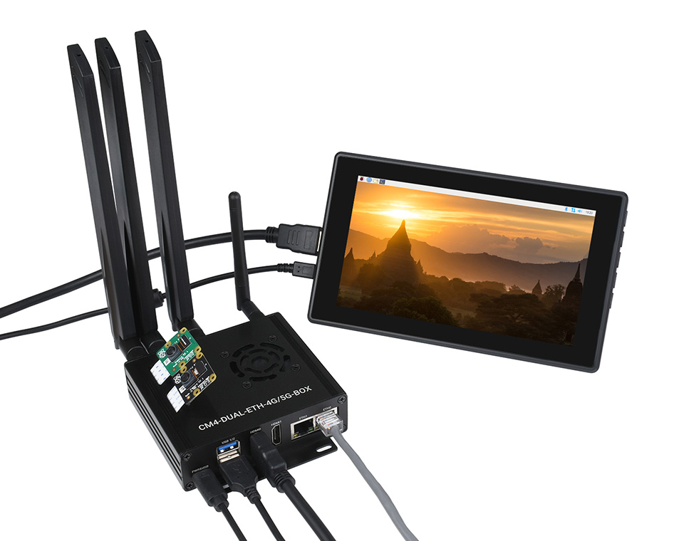 CM4 计算模块又网口主机应用示例