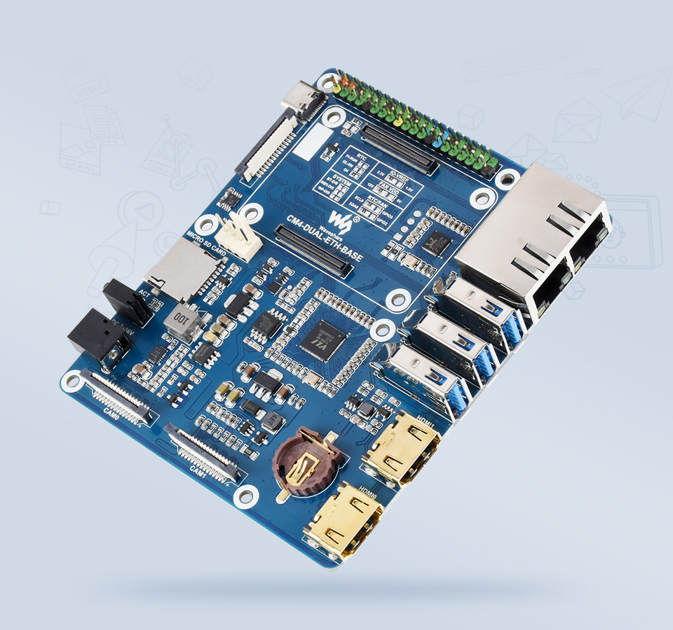 树莓派 CM4 PoE 扩展板首图