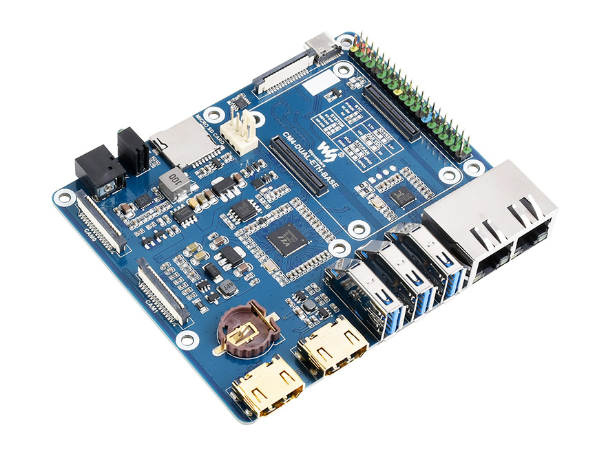 双千兆网口 CM4 扩展板产品展示