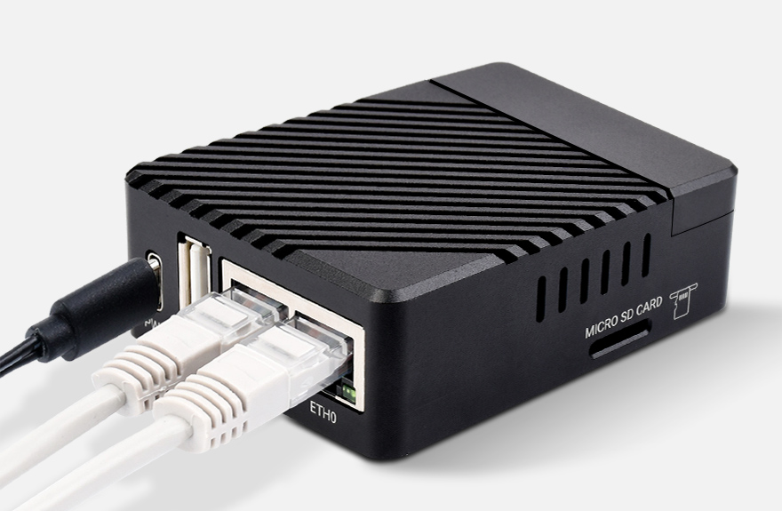 双千兆网口 CM4 扩展板应用示例