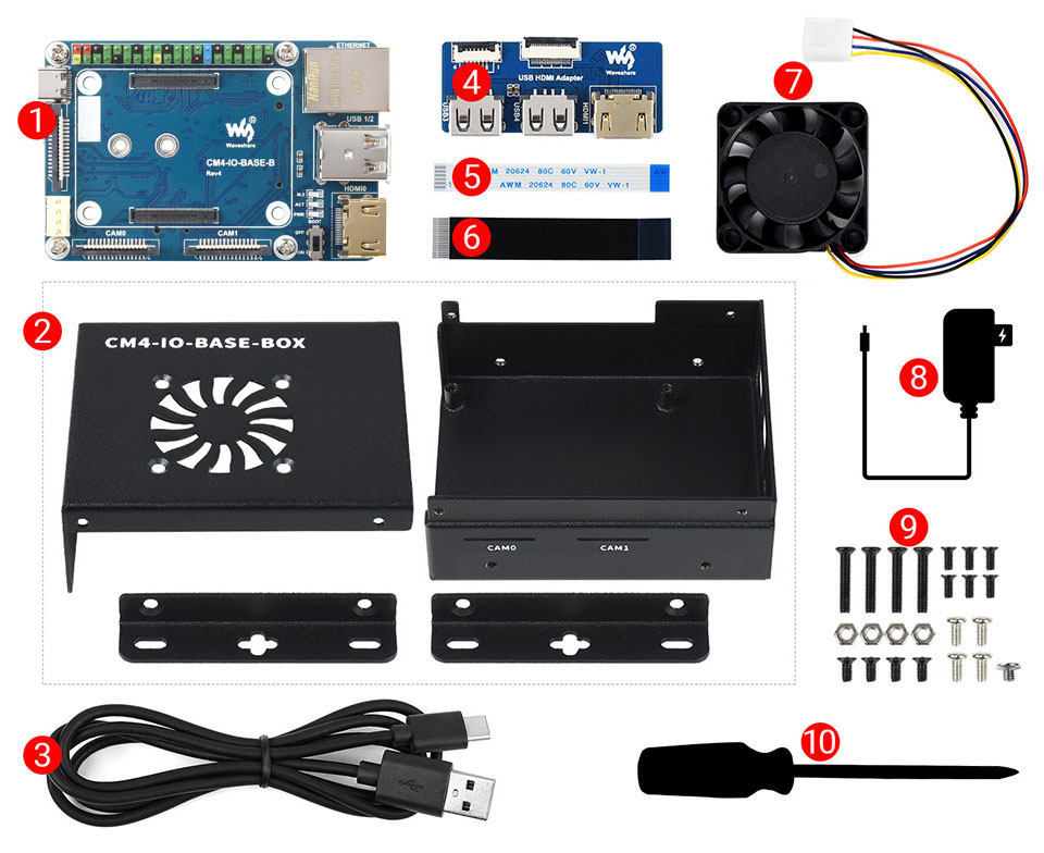 CM4 计算模块迷你主机配置清单