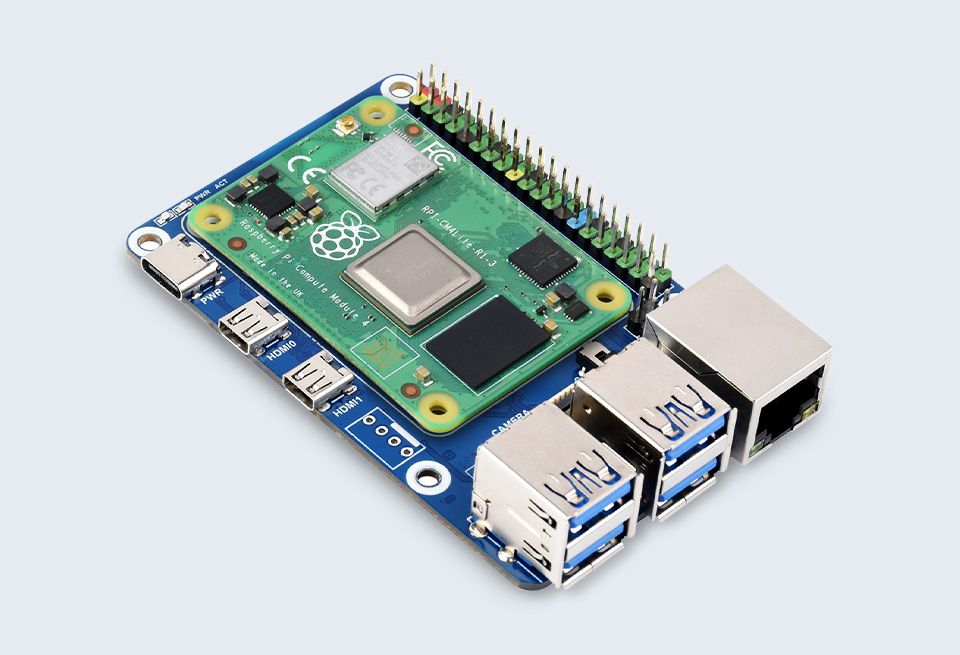 树莓派 CM4 转 Pi4B 扩展板