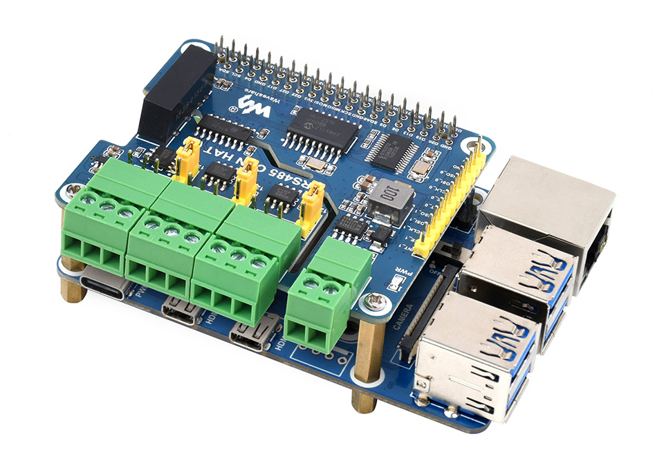 树莓派 CM4 转 Pi4B 扩展板