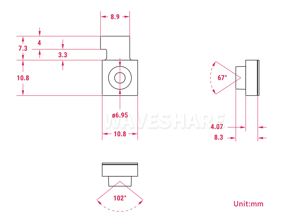 Raspberry Pi 5 产品尺寸
