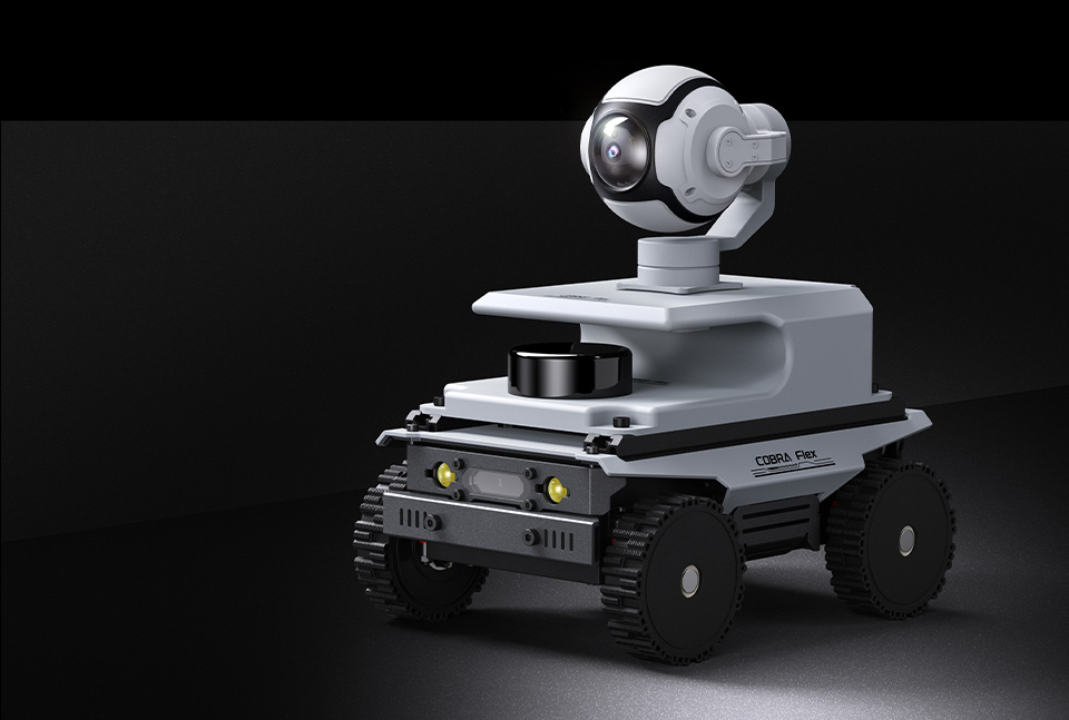 UGV Rover PT AI 机器人，六轮四驱开源移动机器人 360° 灵活云台介绍