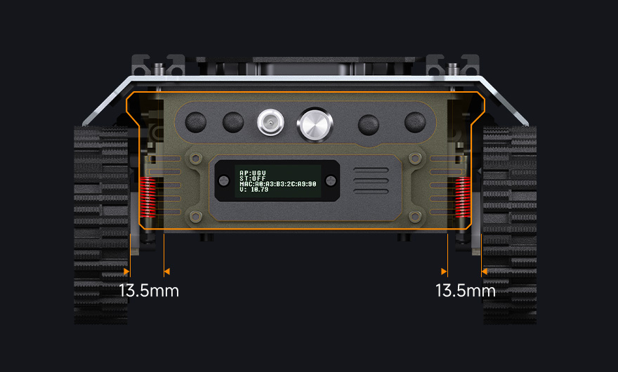 UGV Rover PT AI 机器人，六轮四驱开源移动机器人基于 Jetson Orin Nano