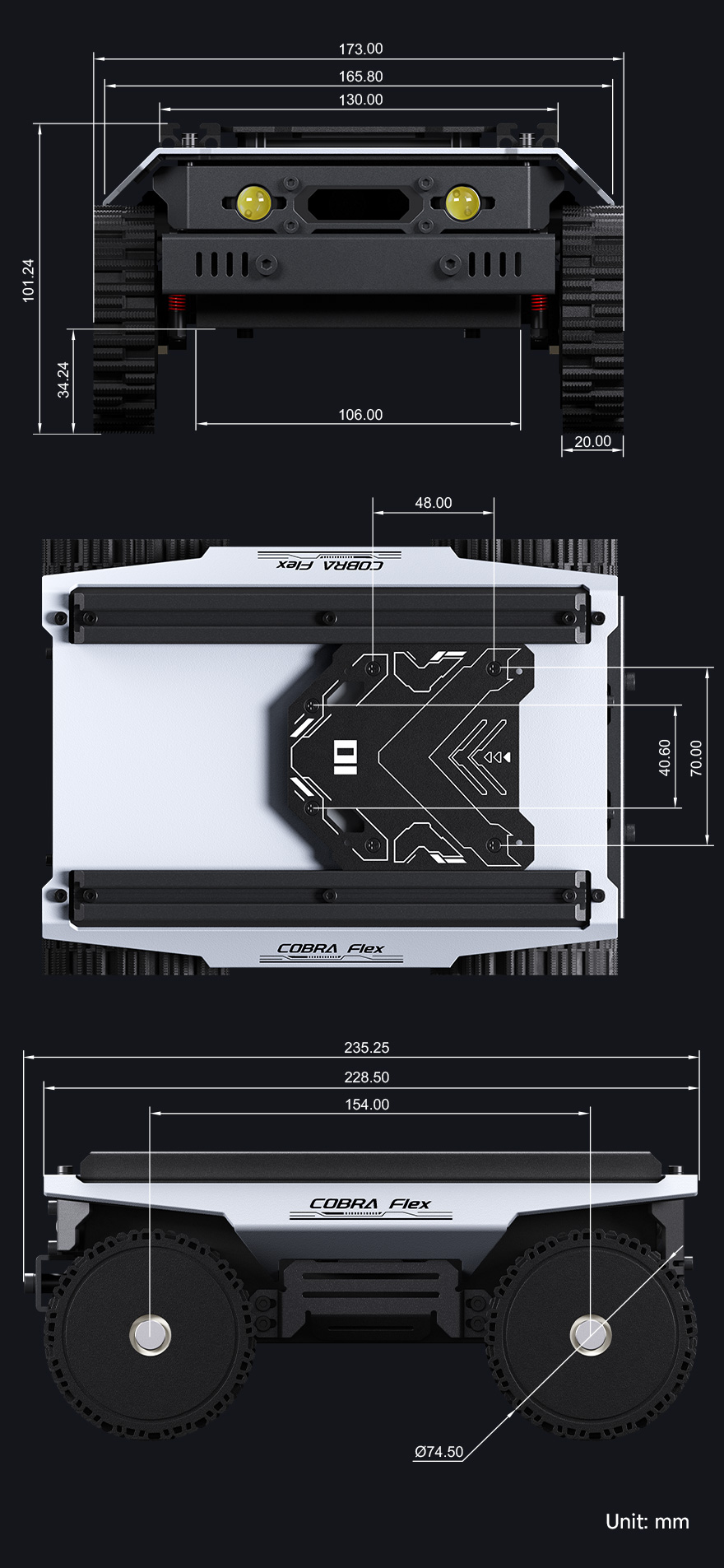 UGV Rover PT AI 机器人，六轮四驱开源移动机器人轻松升级战术扩展