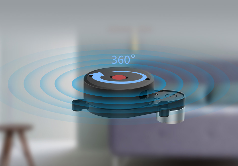 360° 全方位三角测距雷达