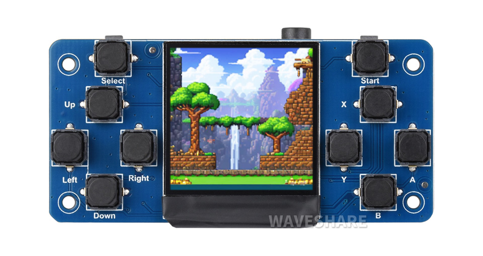 树莓派掌上游戏机键位功能图