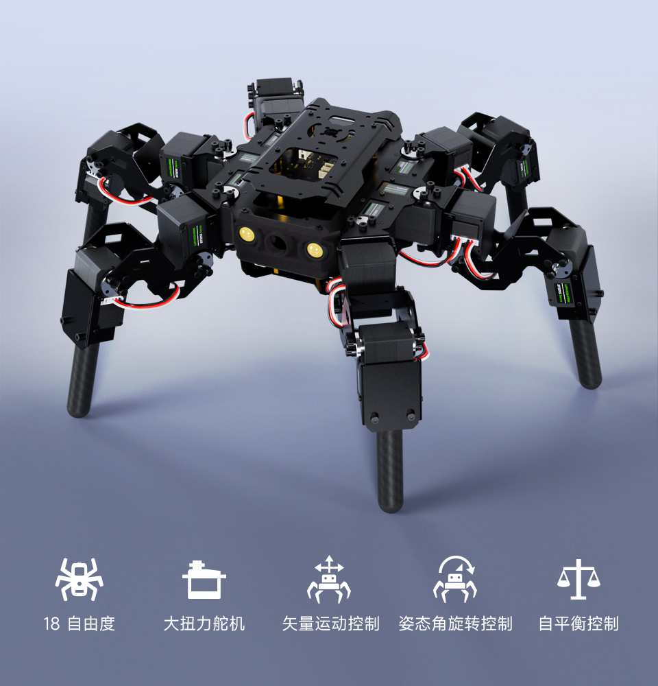 HexArth高自由度仿生六足机器狗