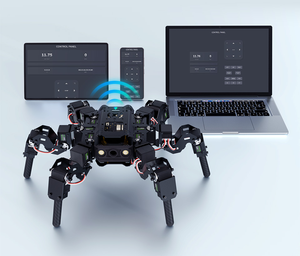 HexArth高自由度仿生六足机器狗上位机