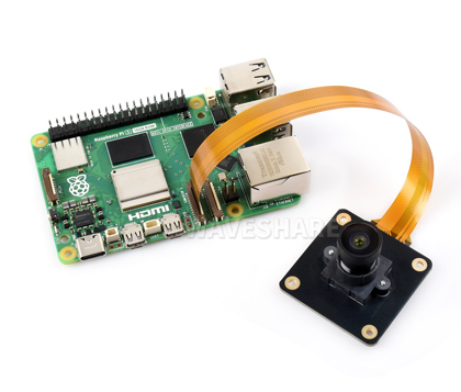 IMX296 160 万全局快门摄像头模块标准版本接入树莓派 5 使用