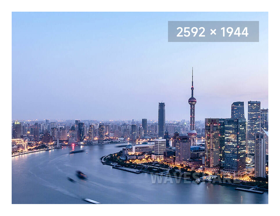 500 万像素摄像头模块高分辨率