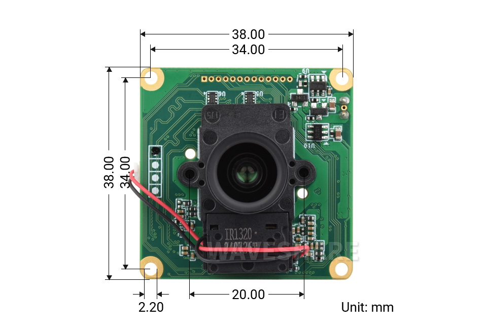IMX462 星光级摄像头产品尺寸