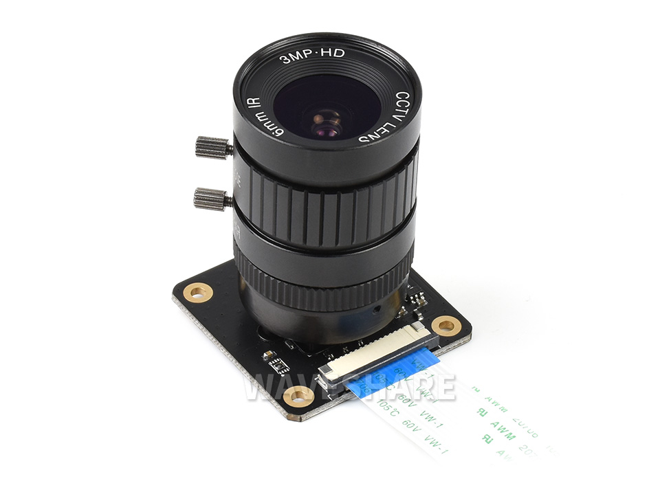 IMX477 12.3MP Camera树莓派摄像头模块拆装自如