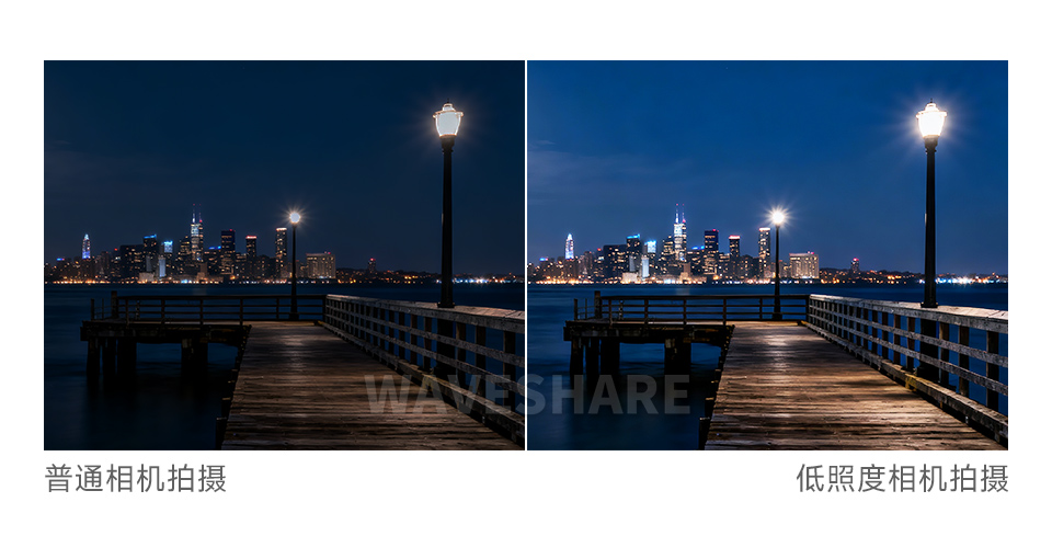 800 万像素 M12 摄像头模块低照度表现出色