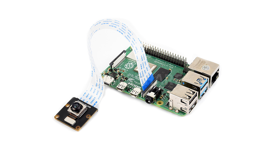 IMX708 摄像头传感器模组 连接效果图