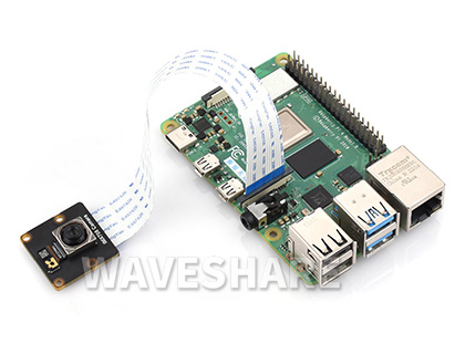 IMX708 1200 万自动对焦摄像头标准版本接入树莓派 4B 使用