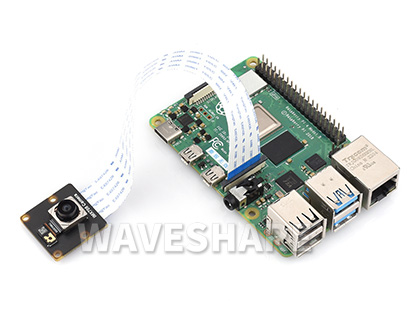 IMX708 1200 万自动对焦摄像头广角版本接入树莓派 4B 使用