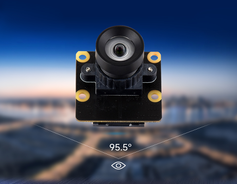 138 万像素黑白全局快门
摄像头模块广角镜头