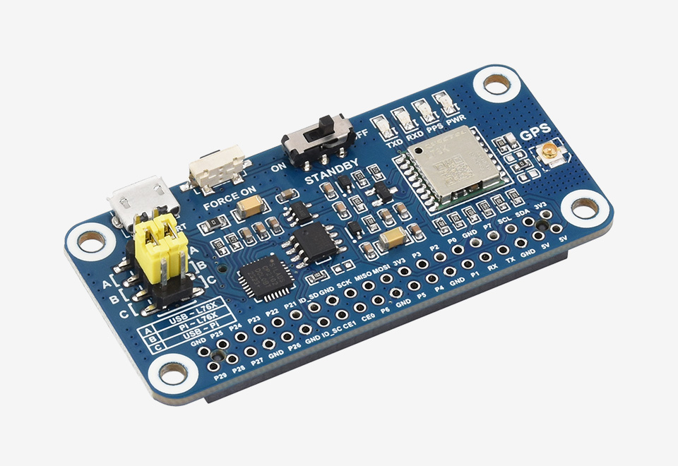 L76K GPS HAT树莓派 GNSS 扩展板主图