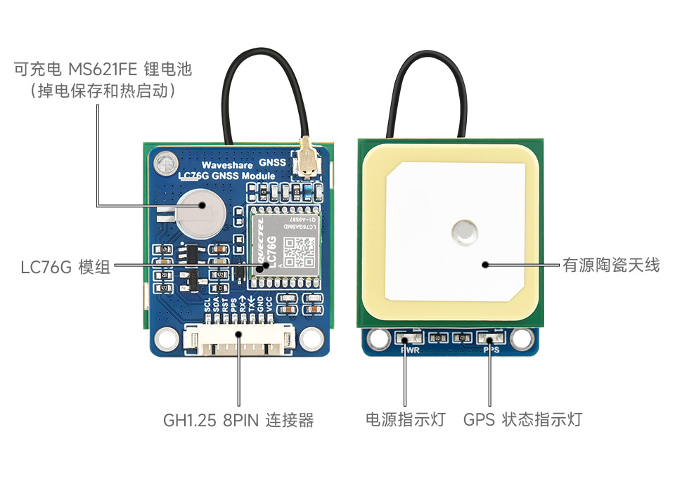 LC76G GNSS 定位模块资源简介