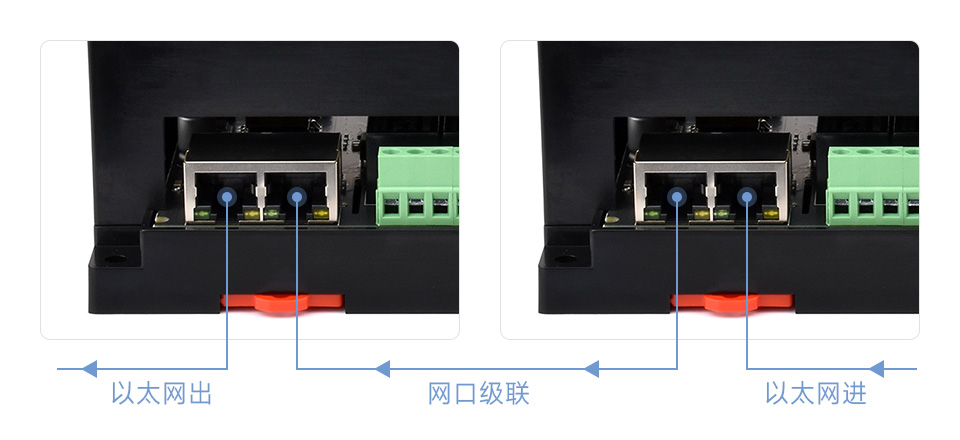 16 路以太网继电器模块继电器连线示意图