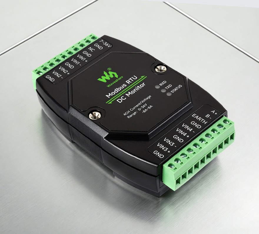 工业级 4 路直流电流、电压和功率检测模块块产品展示