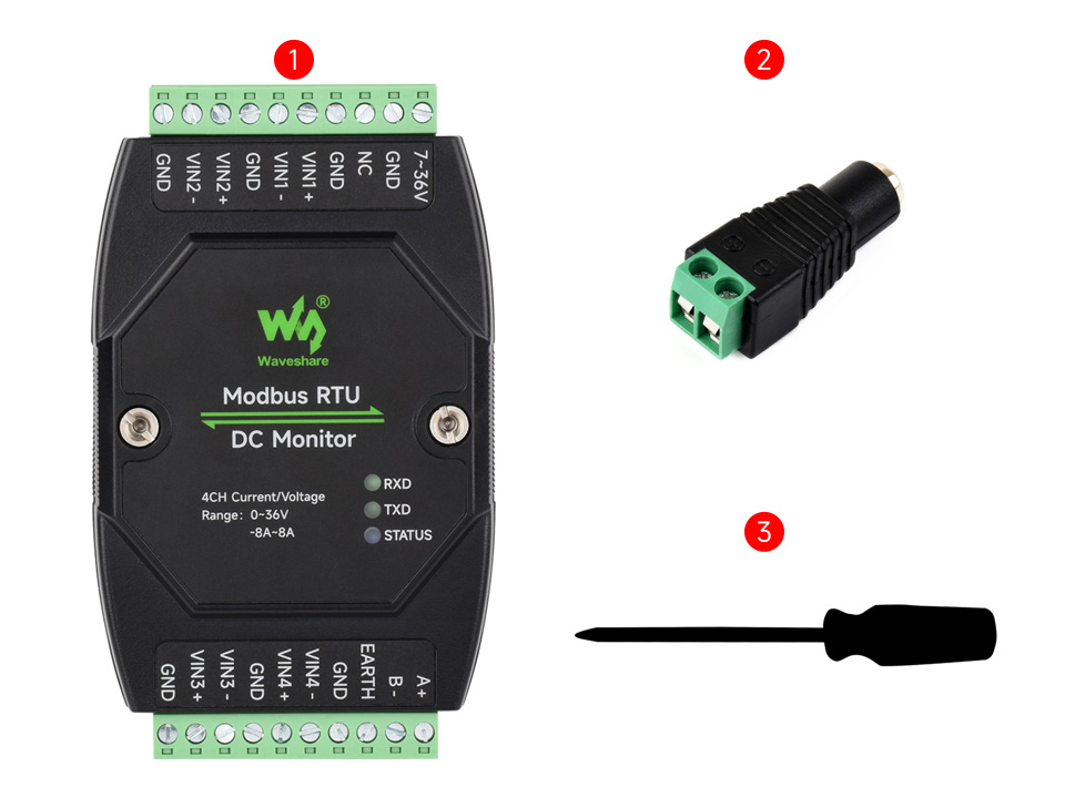 Modbus RTU DC Monitor 配置清单
