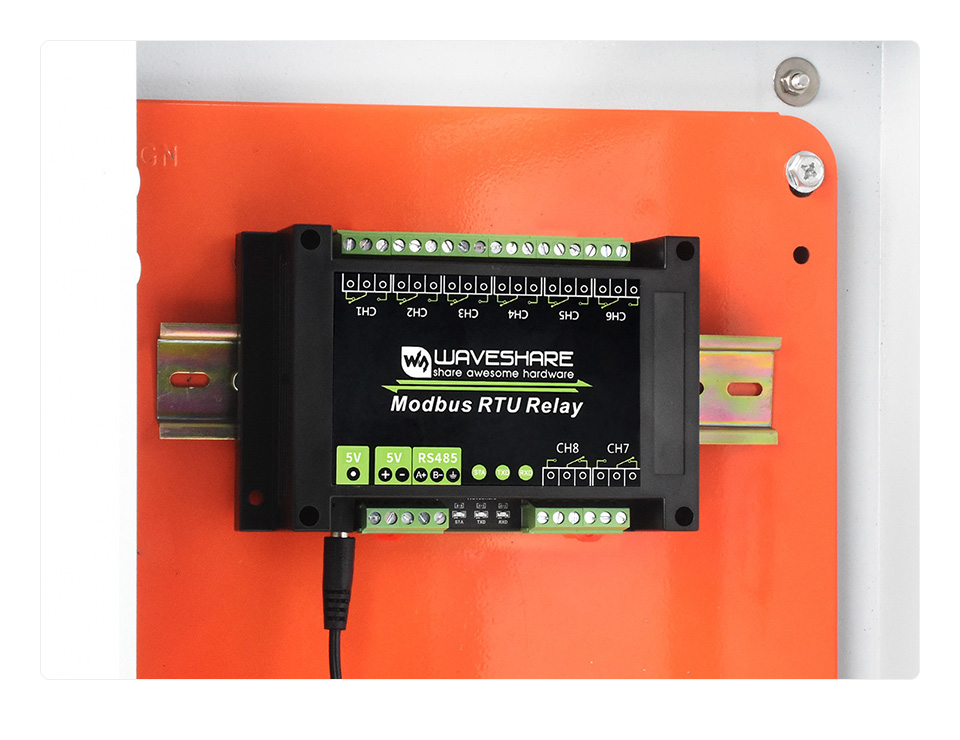 8 路 RS485 继电器模块产品展示