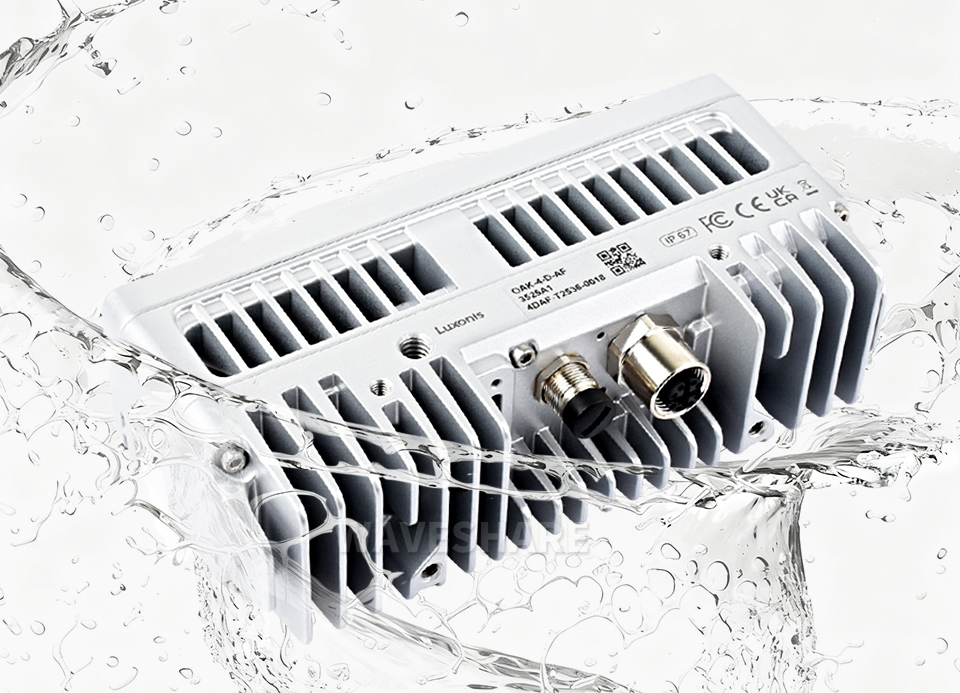 OAK 4 D 3D 深度视觉边缘 AI 推理相机IP67 防水等级