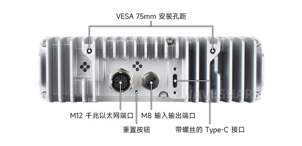 OAK 4 D 3D 深度视觉边缘 AI 推理相机高清相机带有丰富的接口选择