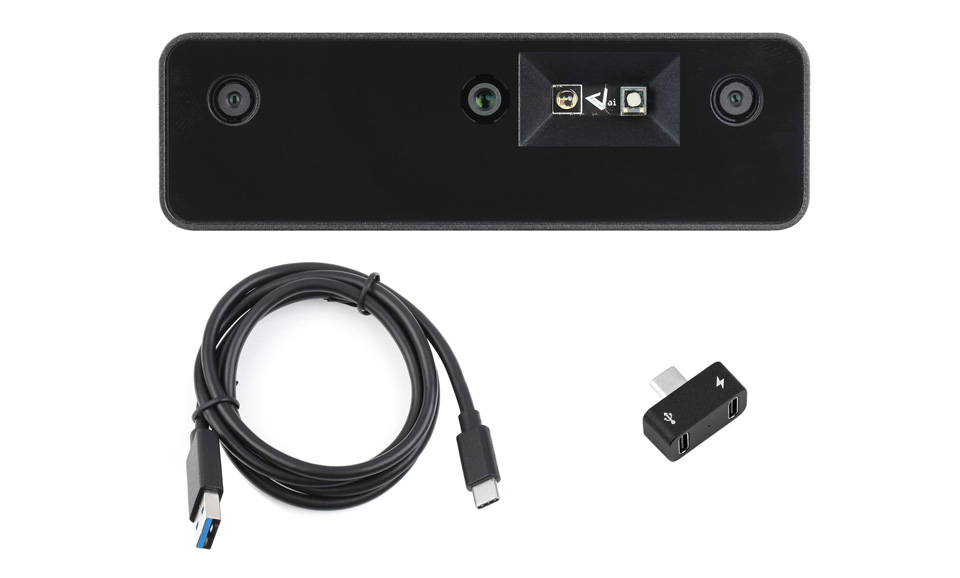 OpenCV AI 机器视觉套件支持摄像头支架