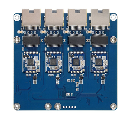 PCIe 转 4 通道网口转接板