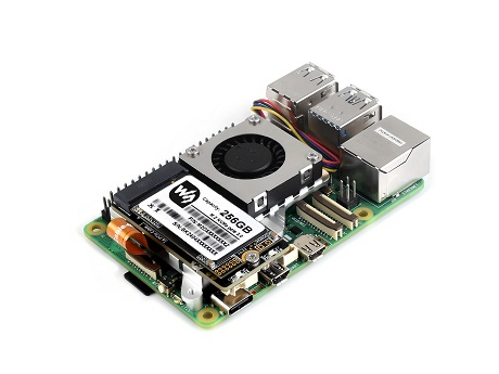 树莓派 5 接入专用散热器-E