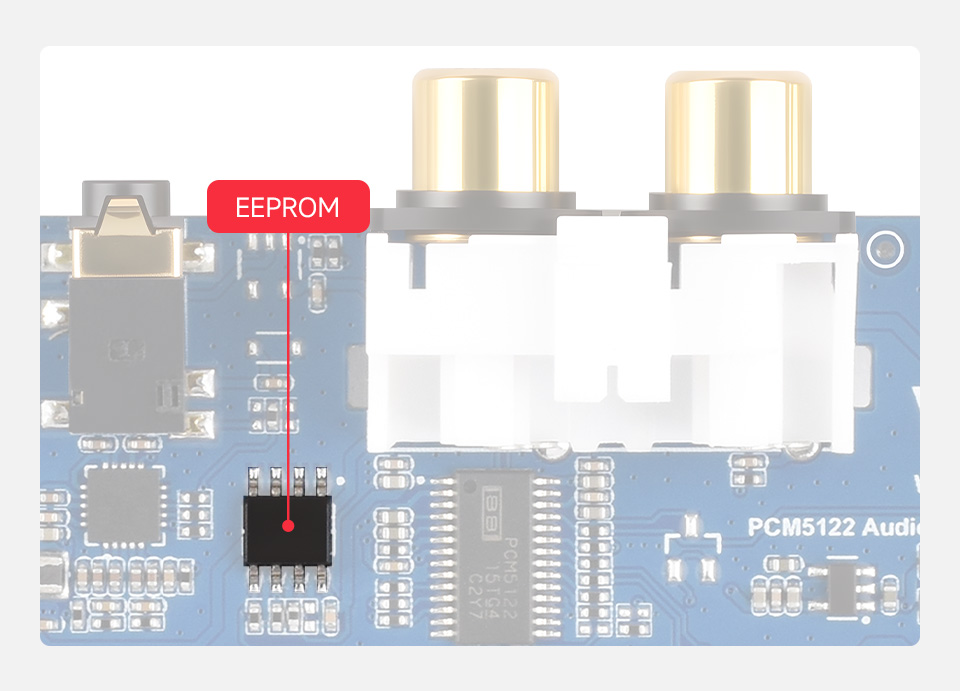 树莓派 PCM5122 音频声卡板载 EEPROM 固件
