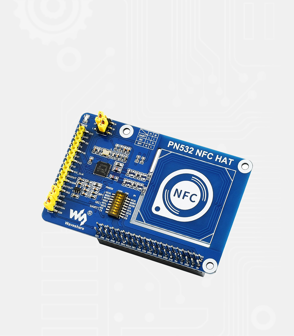 PN532-NFC-HAT树莓派NFC扩展板接入Raspberry Pi图示