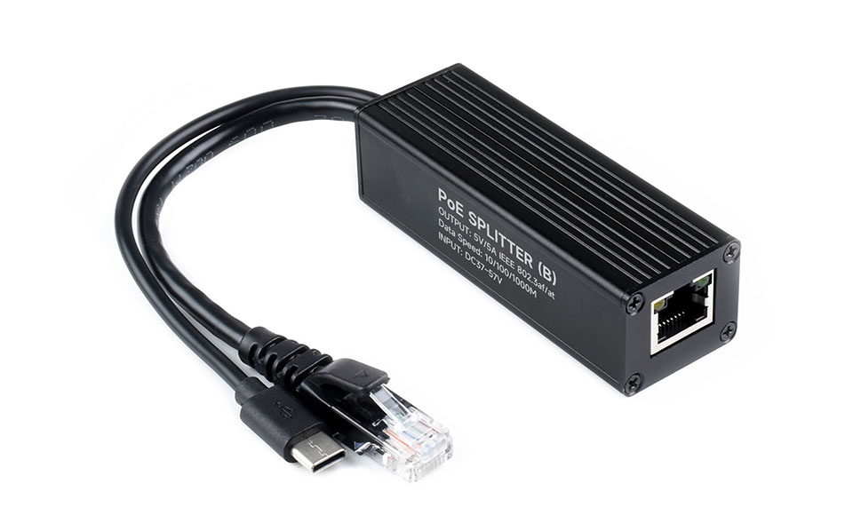 工业级千兆 PoE 分离器配置清单