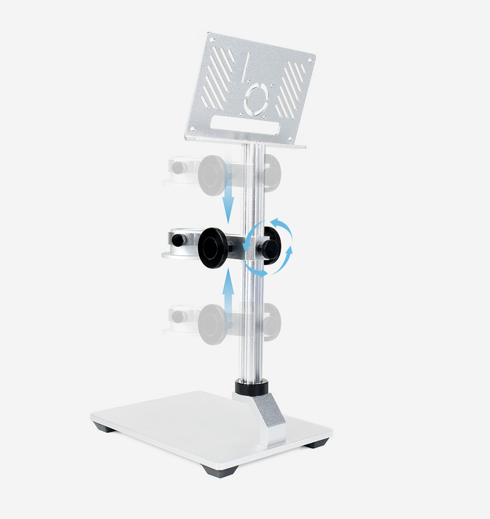 树莓派显微镜套件铝合金支架