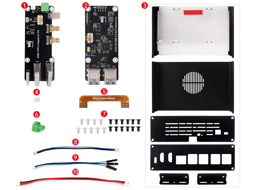 树莓派5多功能一体机配置清单