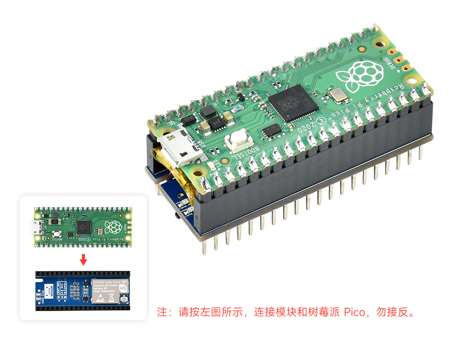 树莓派 Pico LoRa 节点扩展板基于树莓派 Pico 接口设计